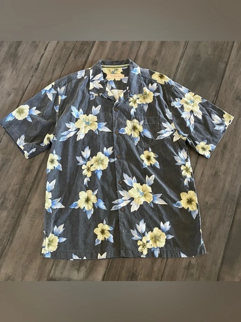 Tommy Bahama Silk Floral Shirt - Size Large